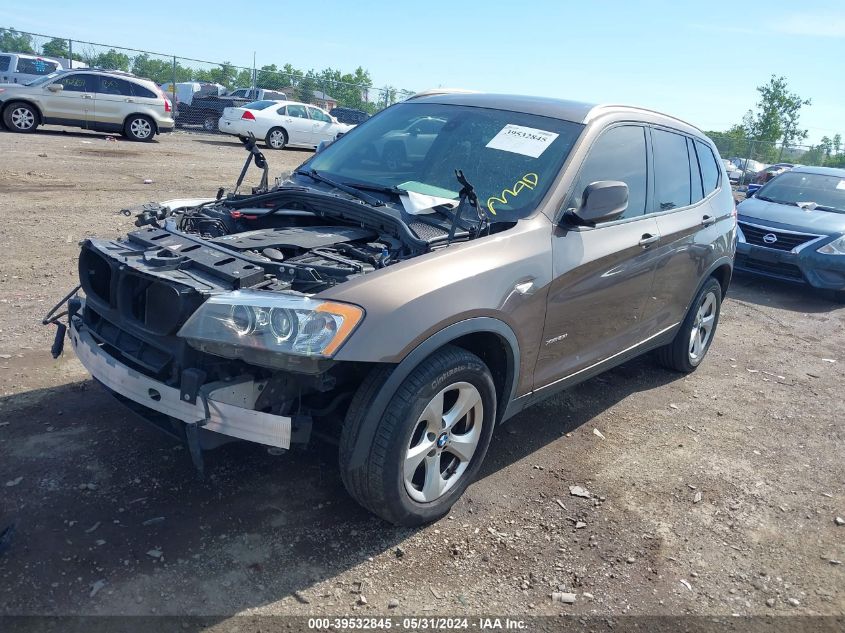 2011 BMW X3 xDrive28I VIN: 5UXWX5C5XBL715491 Lot: 39532845