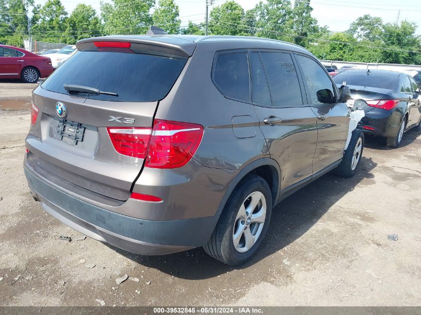 2011 BMW X3 xDrive28I VIN: 5UXWX5C5XBL715491 Lot: 39532845