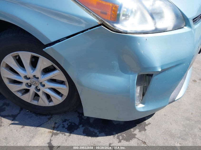 2012 Toyota Prius Plug-In VIN: JTDKN3DP5C3002381 Lot: 39532858