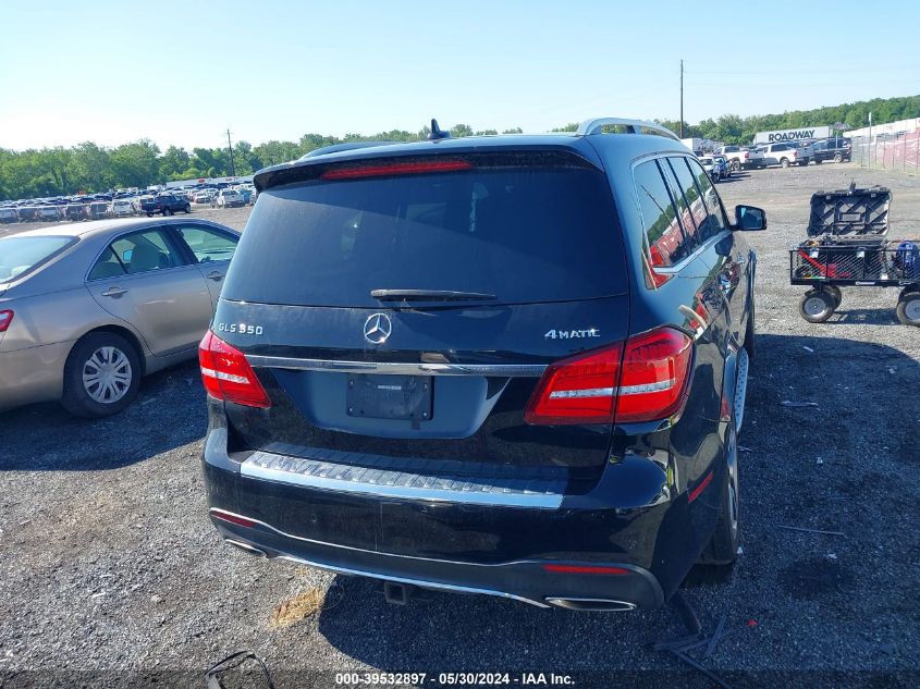 2017 Mercedes-Benz Gls 550 4Matic VIN: 4JGDF7DE4HA804639 Lot: 39532897