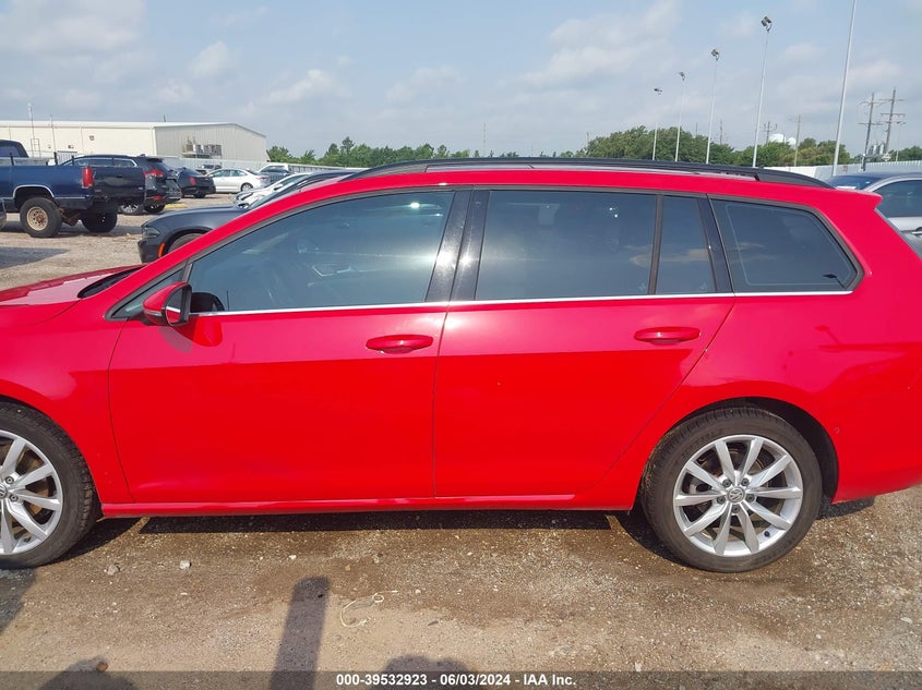 2016 VOLKSWAGEN GOLF SPORTWAGEN TSI SE 4-DOOR - 3VWC17AU6GM502374