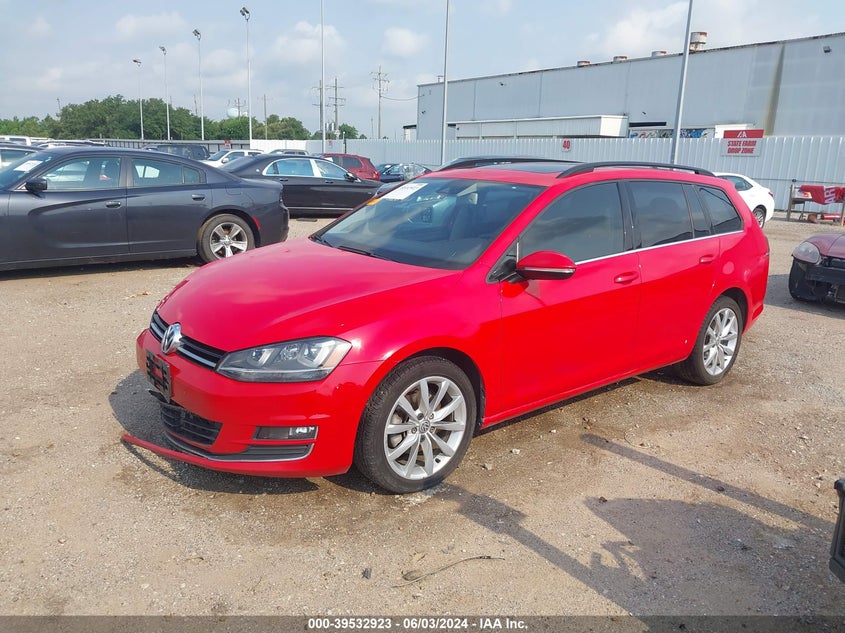 2016 VOLKSWAGEN GOLF SPORTWAGEN TSI SE 4-DOOR - 3VWC17AU6GM502374