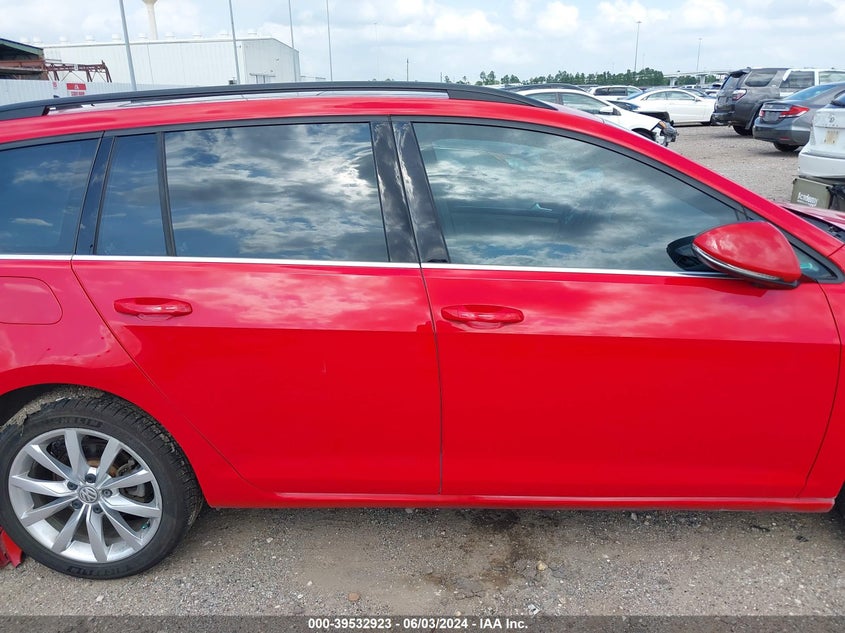 2016 VOLKSWAGEN GOLF SPORTWAGEN TSI SE 4-DOOR - 3VWC17AU6GM502374