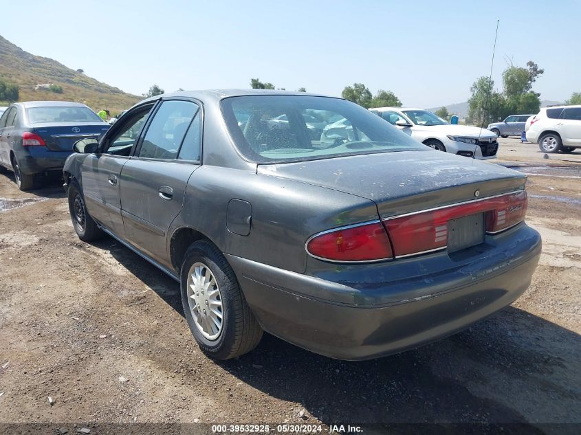 2003 Buick Century Custom VIN: 2G4WS52J631227186 Lot: 39532925