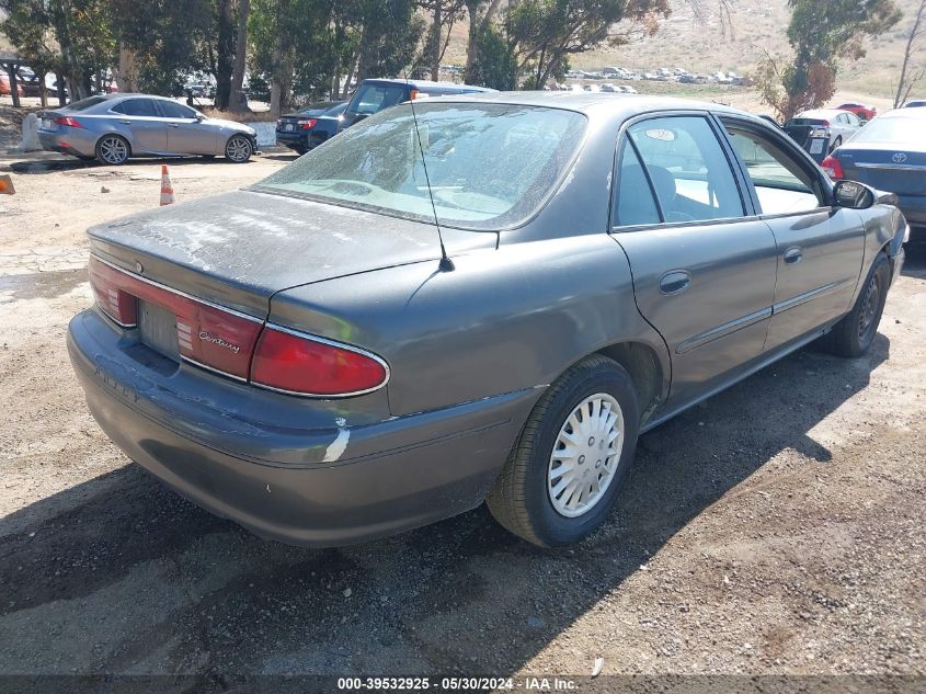 2003 Buick Century Custom VIN: 2G4WS52J631227186 Lot: 39532925