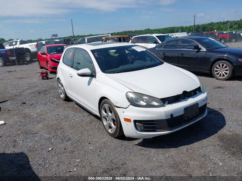 2010 Volkswagen Gti 2-Door VIN: WVWED7AJ0AW241209 Lot: 39532928