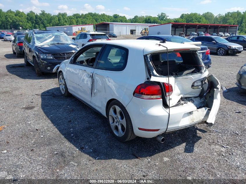 2010 Volkswagen Gti 2-Door VIN: WVWED7AJ0AW241209 Lot: 39532928