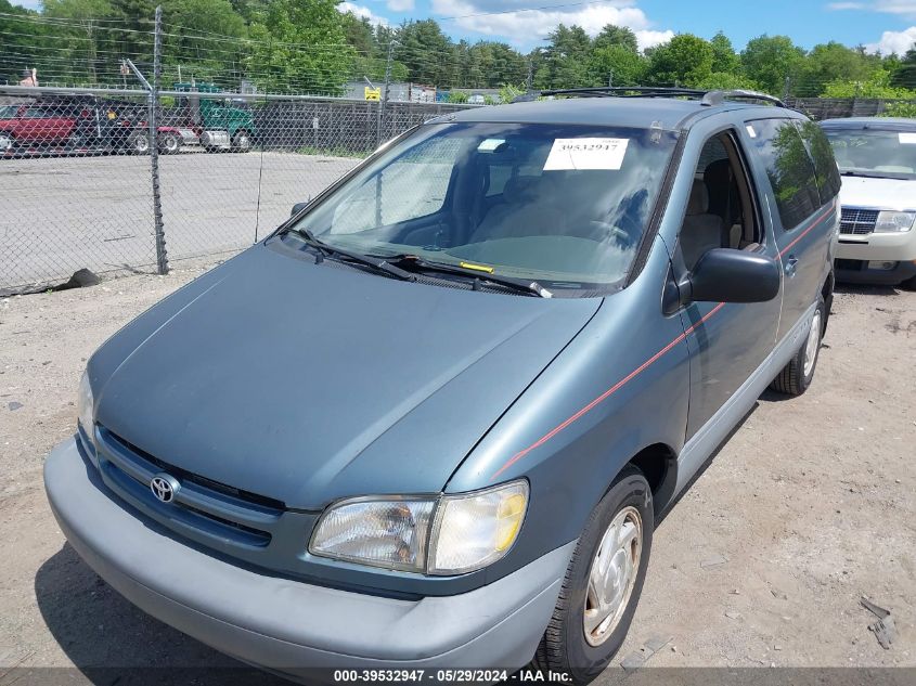 2000 Toyota Sienna Le VIN: 4T3ZF13C1YU231451 Lot: 39532947