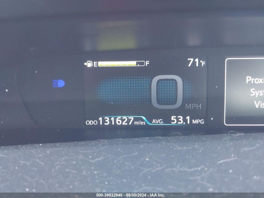 2016 Toyota Prius VIN: JTDKARFU8G3508794 Lot: 39532948