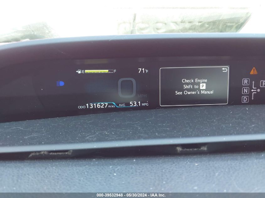 2016 Toyota Prius VIN: JTDKARFU8G3508794 Lot: 39532948