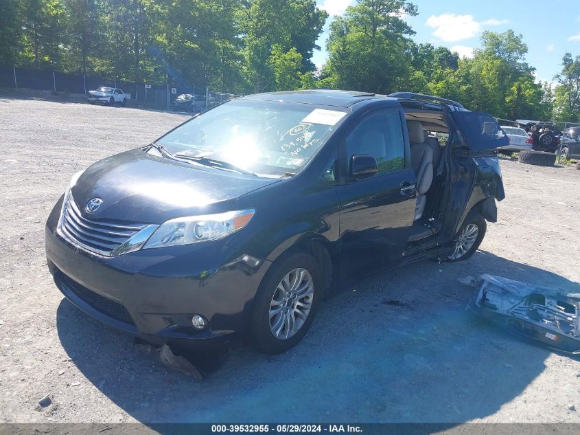 2015 Toyota Sienna Xle 8 Passenger VIN: 5TDYK3DC3FS616574 Lot: 39532955