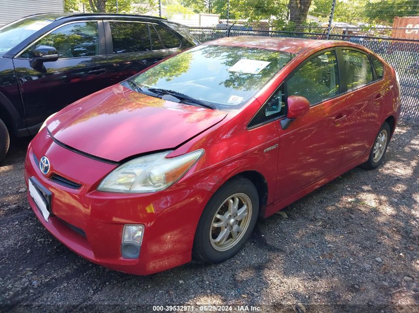 2011 Toyota Prius Two VIN: JTDKN3DU5B0259627 Lot: 39532971