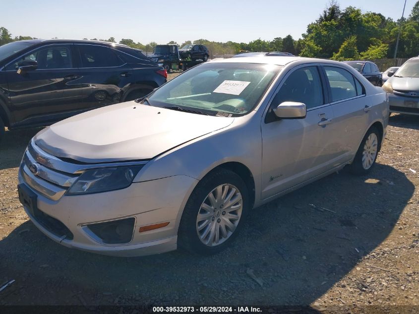 2010 Ford Fusion Hybrid VIN: 3FADP0L36AR303763 Lot: 39532973