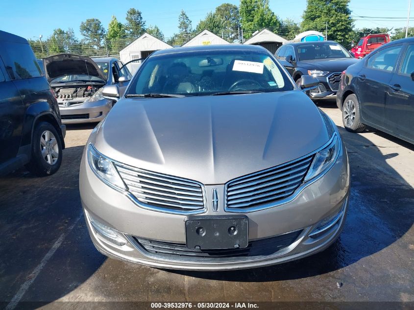 2016 Lincoln Mkz VIN: 3LN6L2GK4GR602460 Lot: 39532976