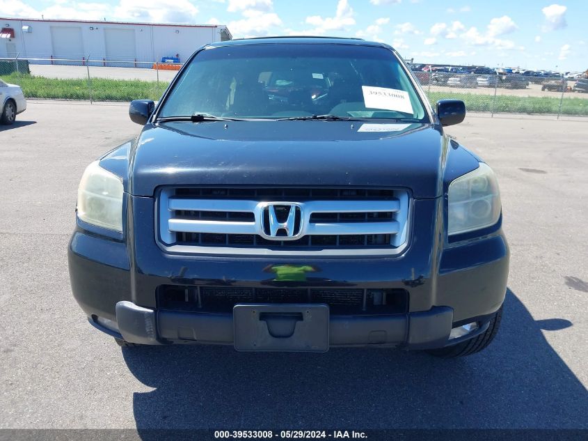 2006 Honda Pilot Ex-L VIN: 2HKYF187X6H558409 Lot: 39533008