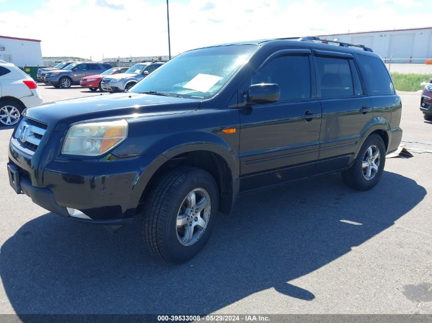 2006 Honda Pilot Ex-L VIN: 2HKYF187X6H558409 Lot: 39533008