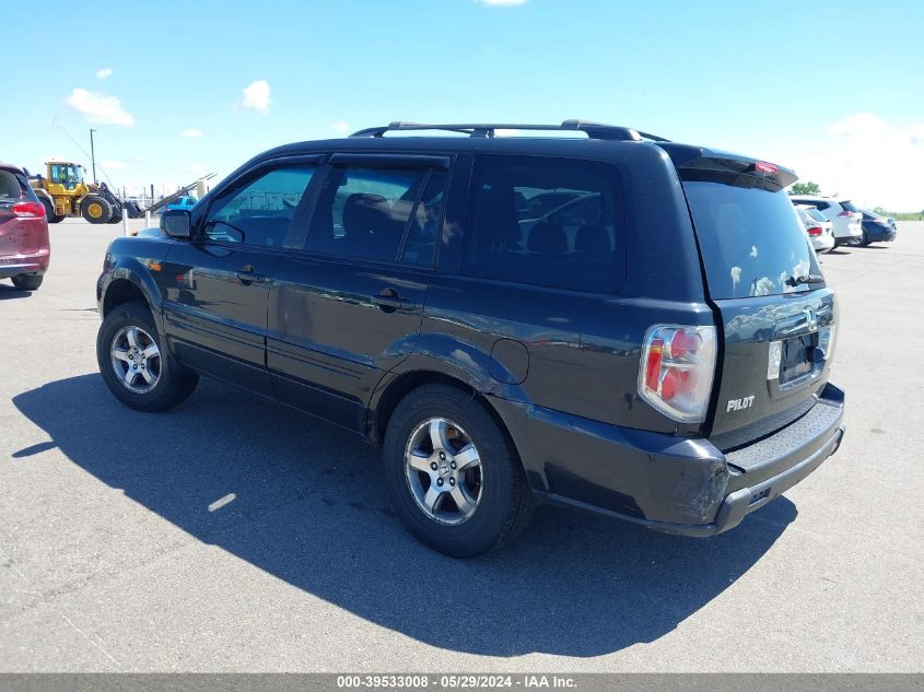 2006 Honda Pilot Ex-L VIN: 2HKYF187X6H558409 Lot: 39533008