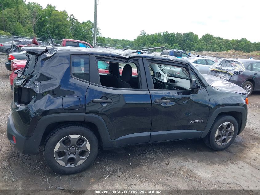 2016 Jeep Renegade Sport VIN: ZACCJAAW3GPC63364 Lot: 39533034