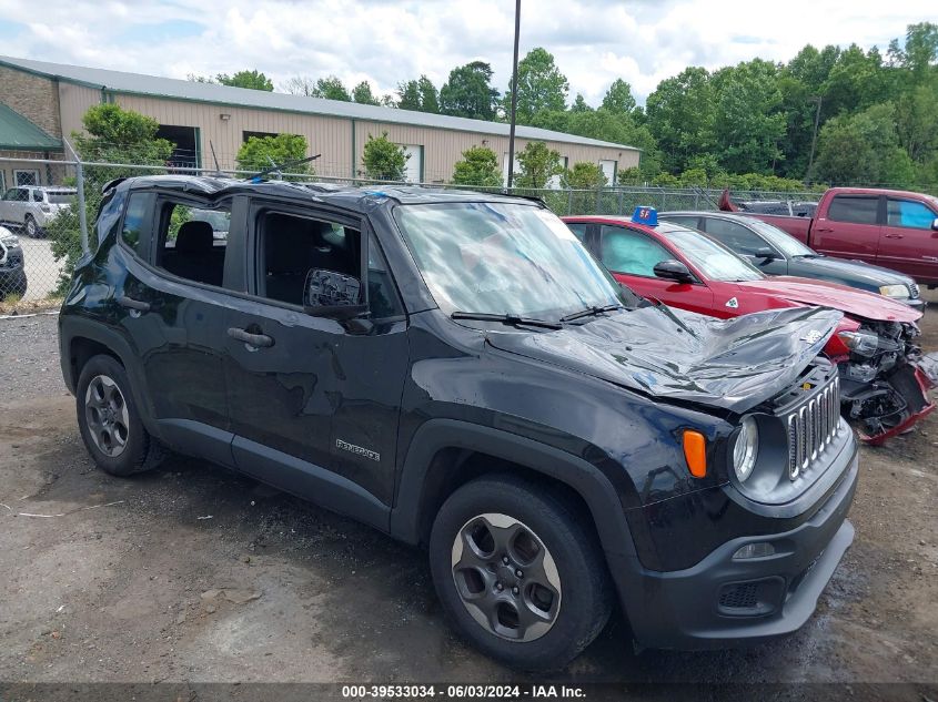 2016 Jeep Renegade Sport VIN: ZACCJAAW3GPC63364 Lot: 39533034