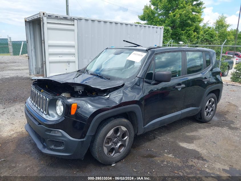 2016 Jeep Renegade Sport VIN: ZACCJAAW3GPC63364 Lot: 39533034