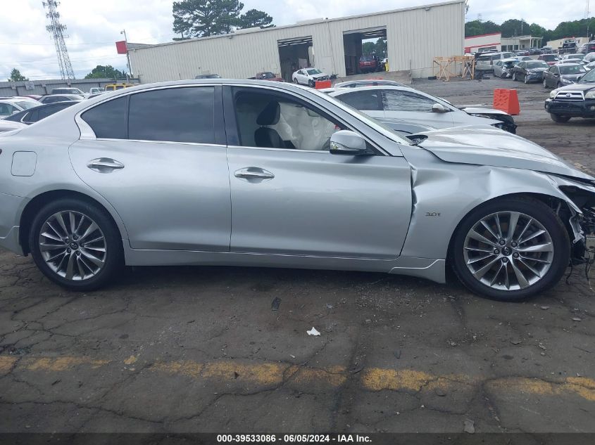 2018 Infiniti Q50 3.0T Luxe VIN: JN1EV7AP3JM353714 Lot: 39533086