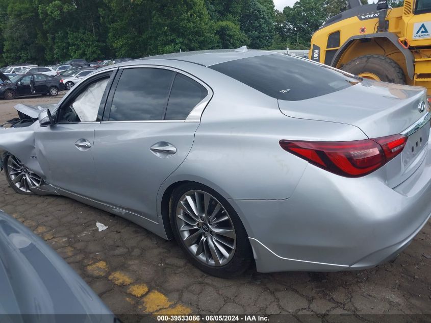 2018 Infiniti Q50 3.0T Luxe VIN: JN1EV7AP3JM353714 Lot: 39533086