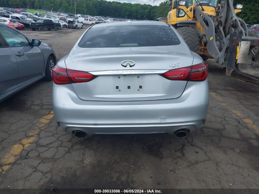 2018 Infiniti Q50 3.0T Luxe VIN: JN1EV7AP3JM353714 Lot: 39533086