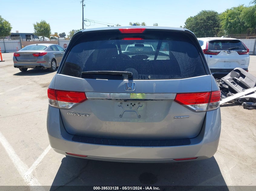 2016 Honda Odyssey Se VIN: 5FNRL5H31GB125031 Lot: 39533128