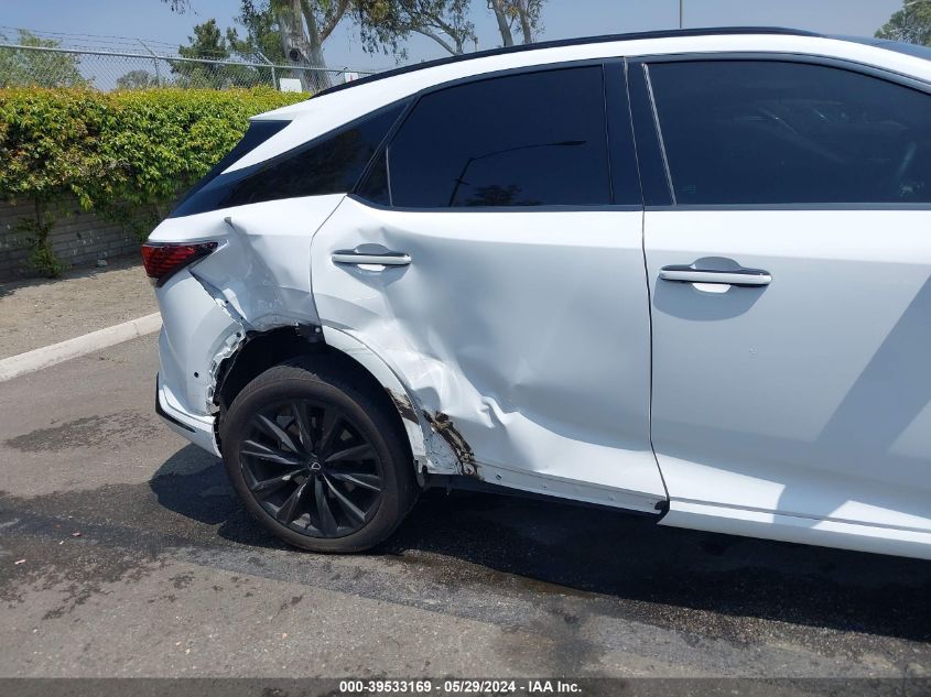 2023 Lexus Rx 500H F Sport Performance VIN: 2T2BCMEA1PC010492 Lot: 39533169