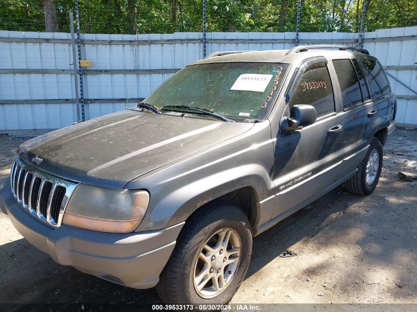 2002 Jeep Grand Cherokee Laredo VIN: 1J4GW48N72C190721 Lot: 39533173