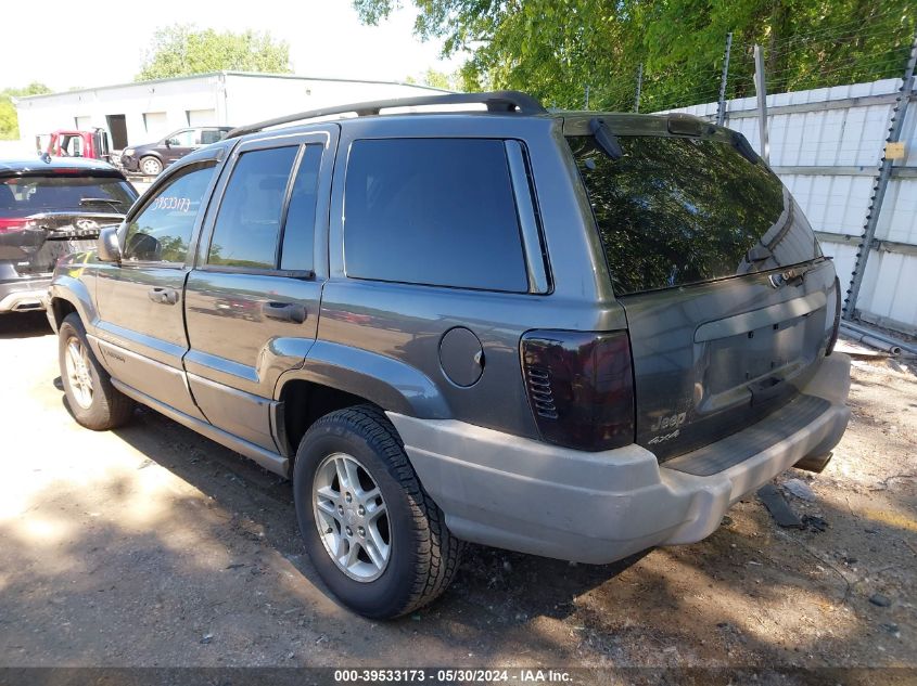 2002 Jeep Grand Cherokee Laredo VIN: 1J4GW48N72C190721 Lot: 39533173