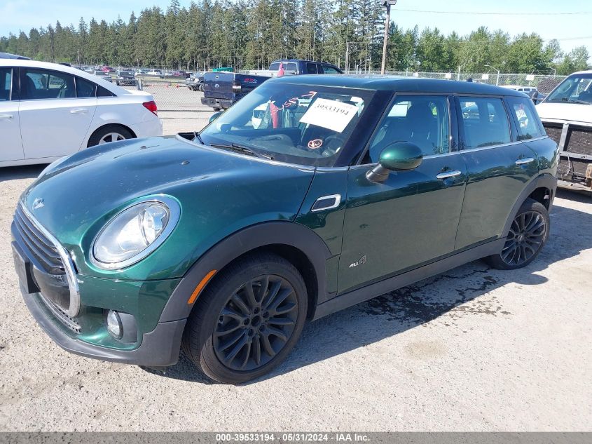 2017 Mini Clubman Clubman All4 VIN: WMWLU1C33H2F28841 Lot: 39533194