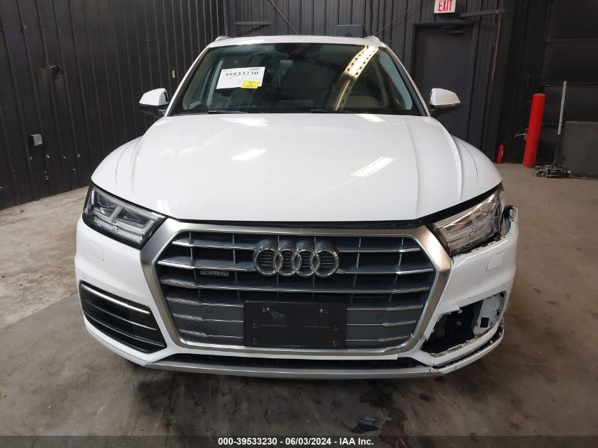 2018 Audi Q5 2.0T Premium/2.0T Tech Premium VIN: WA1BNAFY3J2208189 Lot: 39533230