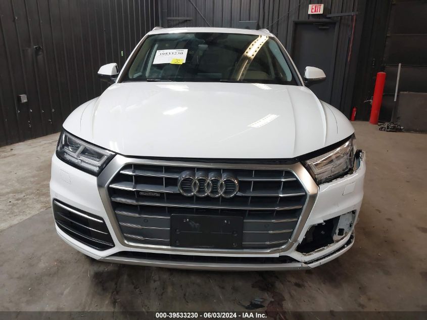 2018 Audi Q5 2.0T Premium/2.0T Tech Premium VIN: WA1BNAFY3J2208189 Lot: 39533230