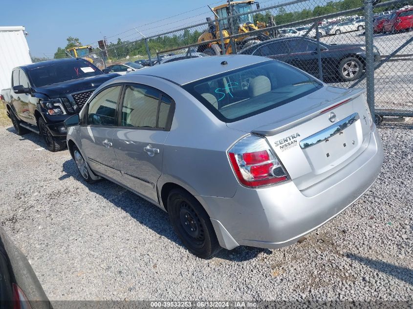 2012 Nissan Sentra 2.0 S VIN: 3N1AB6AP8CL747756 Lot: 39533253