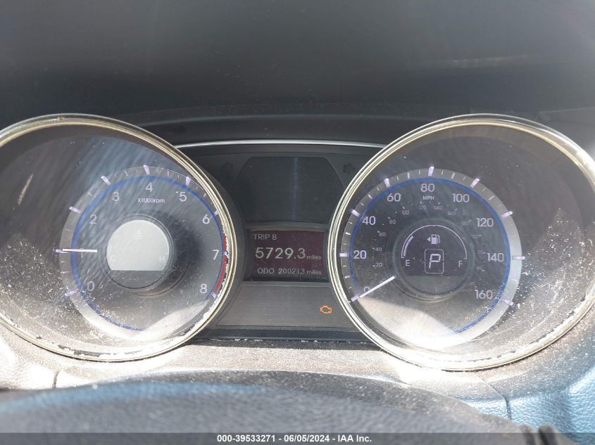 2013 Hyundai Sonata Se VIN: 5NPEC4AC5DH536402 Lot: 39533271