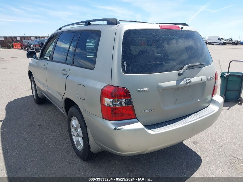 2005 Toyota Highlander VIN: JTEHD21A350037508 Lot: 39533284