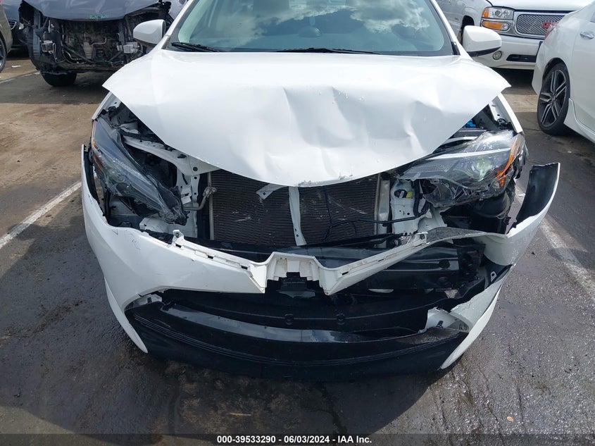 2017 Toyota Corolla Le VIN: 5YFBURHE4HP646354 Lot: 39533290