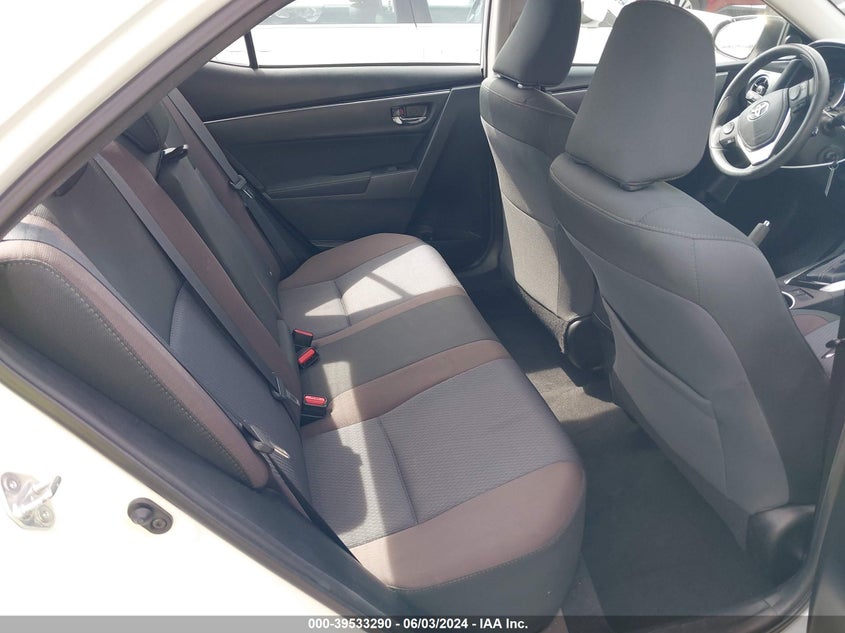 2017 Toyota Corolla Le VIN: 5YFBURHE4HP646354 Lot: 39533290