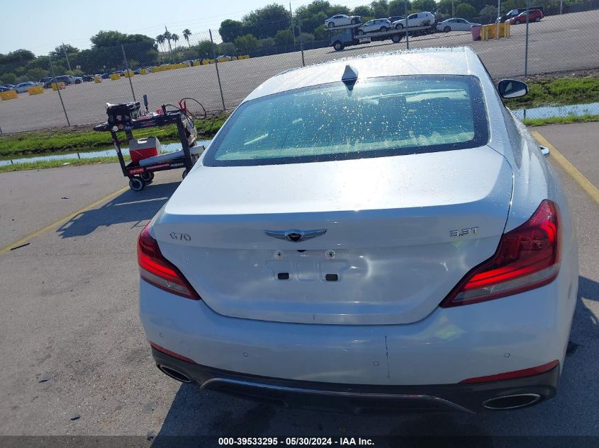 2020 Genesis G70 Elite VIN: KMTG74LE6LU053437 Lot: 39533295