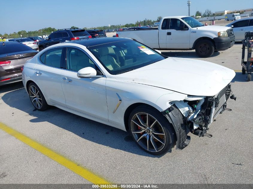 2020 Genesis G70 Elite VIN: KMTG74LE6LU053437 Lot: 39533295