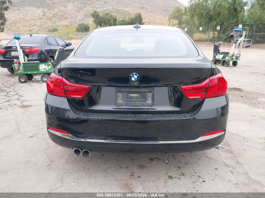 2018 BMW 430I Gran Coupe VIN: WBA4J1C5XJBG78031 Lot: 39533301