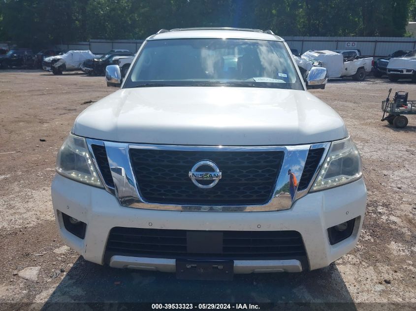 2017 Nissan Armada Sl VIN: JN8AY2ND4H9005749 Lot: 39533323