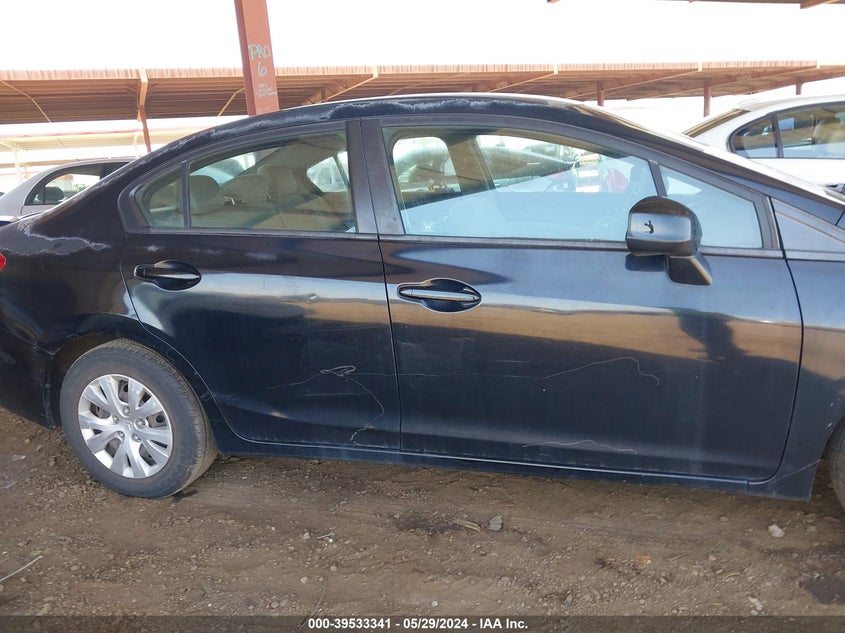 2012 Honda Civic Lx VIN: 2HGFB2E50CH567105 Lot: 39533341