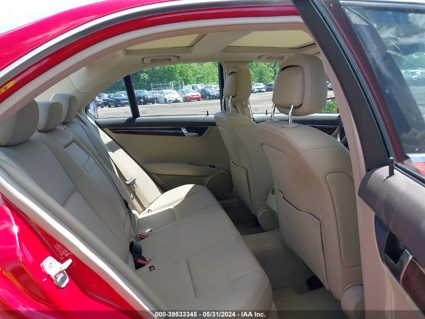 2010 Mercedes-Benz C 300 VIN: WDDGF8BB6AR103534 Lot: 39533345