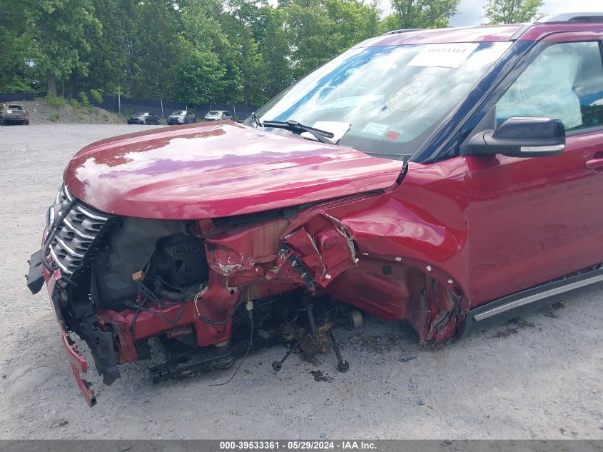 2017 Ford Explorer Xlt VIN: 1FM5K8D87HGC50476 Lot: 39533361