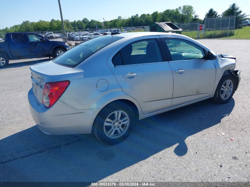 2015 Chevrolet Sonic Lt Auto VIN: 1G1JC5SG0F4139719 Lot: 39533376