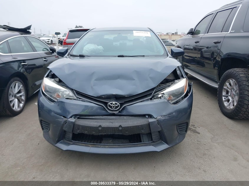 2016 Toyota Corolla L VIN: 5YFBURHE5GP375061 Lot: 39533379