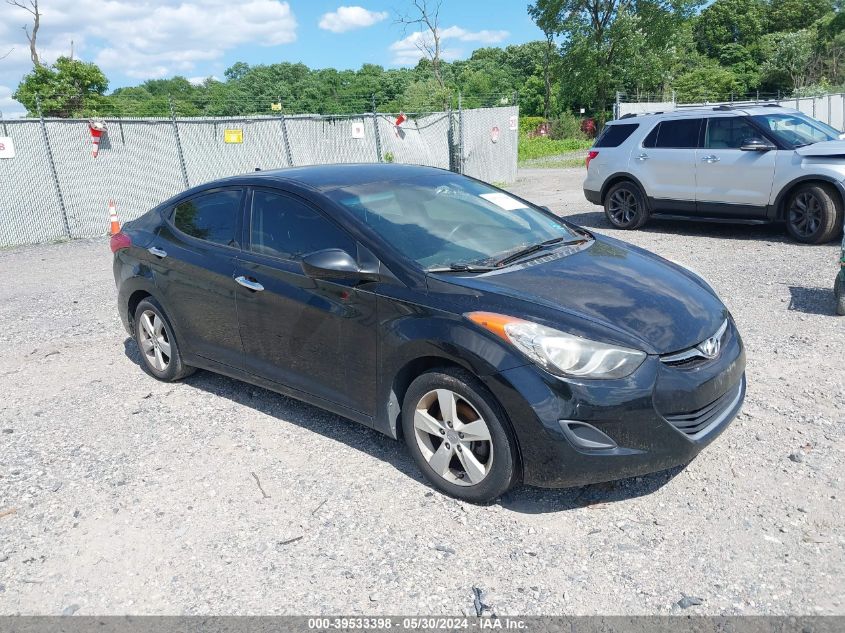 2013 Hyundai Elantra Gls VIN: KMHDH4AE5DU002767 Lot: 39533398