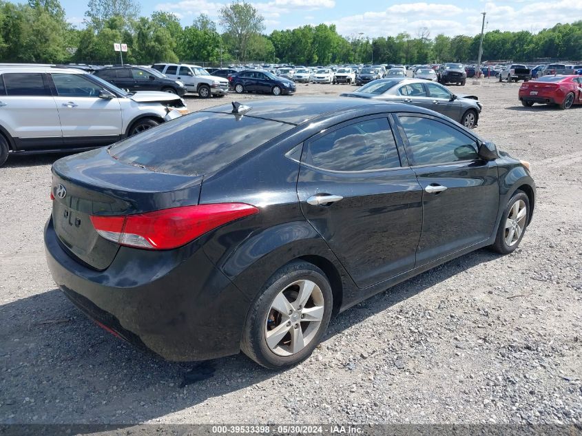 2013 Hyundai Elantra Gls VIN: KMHDH4AE5DU002767 Lot: 39533398